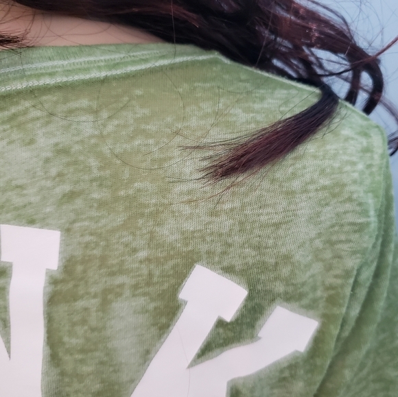 PINK VIictoria's Secret Burnout Tee- Shirt XS - Picture 3 of 6